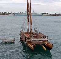 Polynesian canoe replica 2