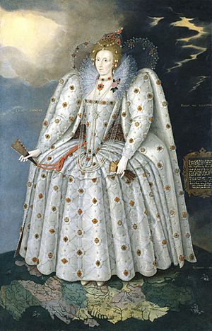 Archivo:Queen Elizabeth I ('The Ditchley portrait') by Marcus Gheeraerts the Younger
