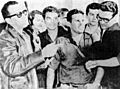 Ramon Barquin, Aldo Vera y Armando Hart