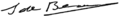 Simone de Beauvoir signature