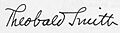 Theobald Smith signature