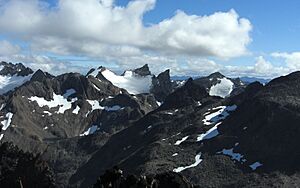 Archivo:View of Cordon Vinciguerra from slopes of Cerro Esfinge (3327967123)