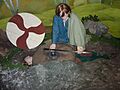 Viking burial scene, Dublinia