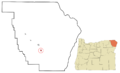 Wallowa County Oregon Incorporated and Unincorporated areas Joseph Highlighted