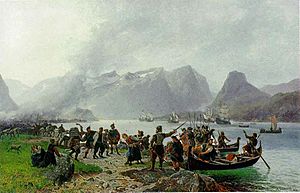 Archivo:Adolph Tidemand & Morten Müller - Sinclairs landing i Romsdal