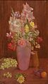 Annie I. Crawford – Floral Still Life with Grapes, 1924