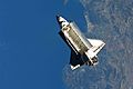 Atlantis seen over the Mediterranean Sea, near the Algerian coast