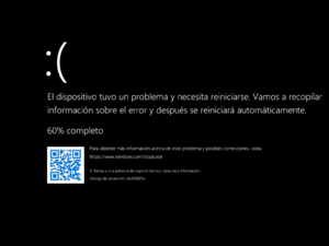 Archivo:BSOD Windows 11 in spanish