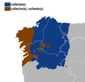 Colliches-colleches-collestes idioma gallego