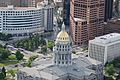 Colorado state capitol aerial 1