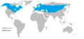 Distribution map of Esox lucius