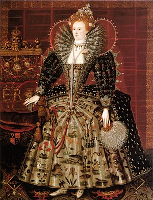 Archivo:Elizabeth I of England Hardwick 1592
