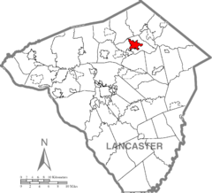 Ephrata, Lancaster County Highlighted.png