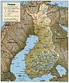 Finland 1996 CIA map