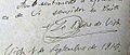 Firma de José Torras y Bagés