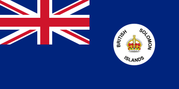 Flag of the Solomon Islands (1906–1947)