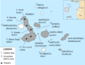 Galapagos tortoise distribution map