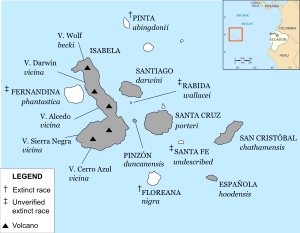 Archivo:Galapagos tortoise distribution map