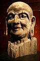Head of Kashyapa, wood, Tang Dynasty