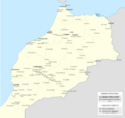Historical Jewish communities of Morocco.svg