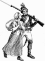 Illustration for the poem "Lotta Svärd"
