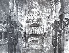 Interior Cripta Güell (1910)