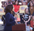 Kamala Harris announcing her candidacy for presidency