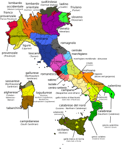 Archivo:Languages spoken in Italy