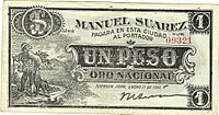 Archivo:Manuel Suarez $1 peso