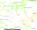 Map commune FR insee code 33087