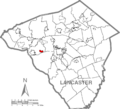Mountville, Lancaster County Highlighted