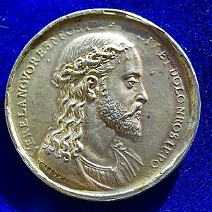 Archivo:Nuremberg Silver Medal Jesus by Valentin Maler ND, obverse
