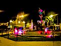 Plaza de Armas de Moyobamba de noche