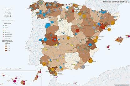 Archivo:Principales centrales eléctricas en España 2014-2016 mapa 15048 spa