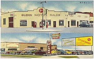 Archivo:Studebaker-Glenn Motor Sales, 600 Saginaw St., Bay City, Mich