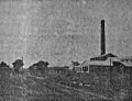 1910-11-20, Flores y Abejas, Industrias alcarreñas, Fábrica de cemento en Matillas (cropped) Vista general de la fábrica