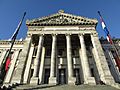 2016 columnas de la fachada del Palacio Legislativo de Montevideo