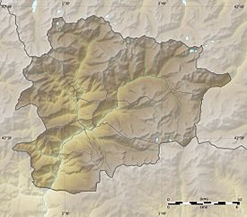 Roca Entravessada ubicada en Andorra