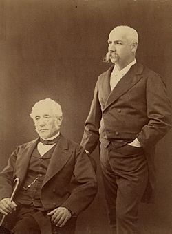 Archivo:Benjamín Vicuña Mackenna y su padre, Pedro Felix Vicuña Aguirre
