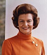 Betty Ford, official White House photo color, 1974 (face cropped)