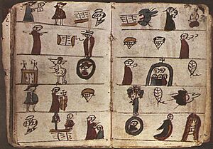 Archivo:Catechism 1520 for indigenous by pedro gante