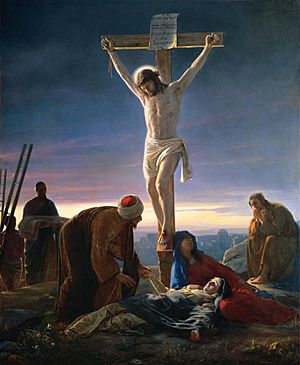 Archivo:Christ at the Cross - Cristo en la Cruz