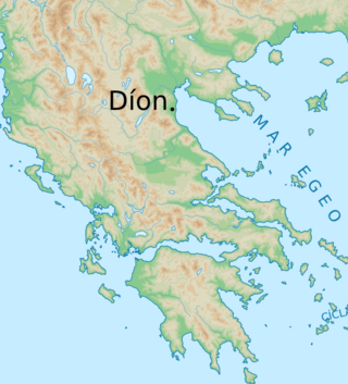 Díon location-es.svg