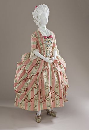 Archivo:Dress and Petticoat (Robe a la Polonaise) LACMA M.2007.211.720a-b