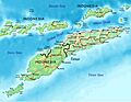 East Timor map mhn