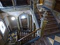 Escalera del palacete del antiguo fotógrafo J. Laurent, en Alcalá de Henares, Madrid, España, Spain