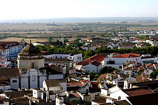 Evora, Alentejo, Portugal from the cathedral roof, 28 September 2005
