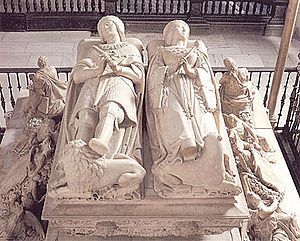Archivo:Granada-Capilla Real-8-Sepulcro de Felipe I y de Juana la La Loca (Bartolomé Ordóñez)