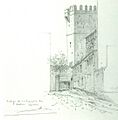 Gumersindo Díaz (ca.1865) (dibujante), Postigo de la puerta del Retiro, Real Álcázar de Sevilla