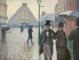 Archivo:Gustave Caillebotte - Paris Street; Rainy Day - Google Art Project